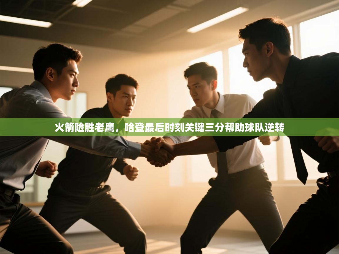 火箭险胜老鹰，哈登最后时刻关键三分帮助球队逆转