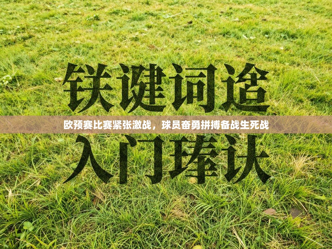 欧预赛比赛紧张激战，球员奋勇拼搏备战生死战
